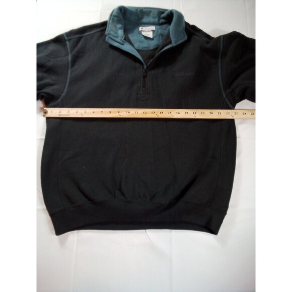 Men's Columbia 1/4 Zip Sweatshirt Size Medium Untreated Spot See Photos - Picture 6 of 10